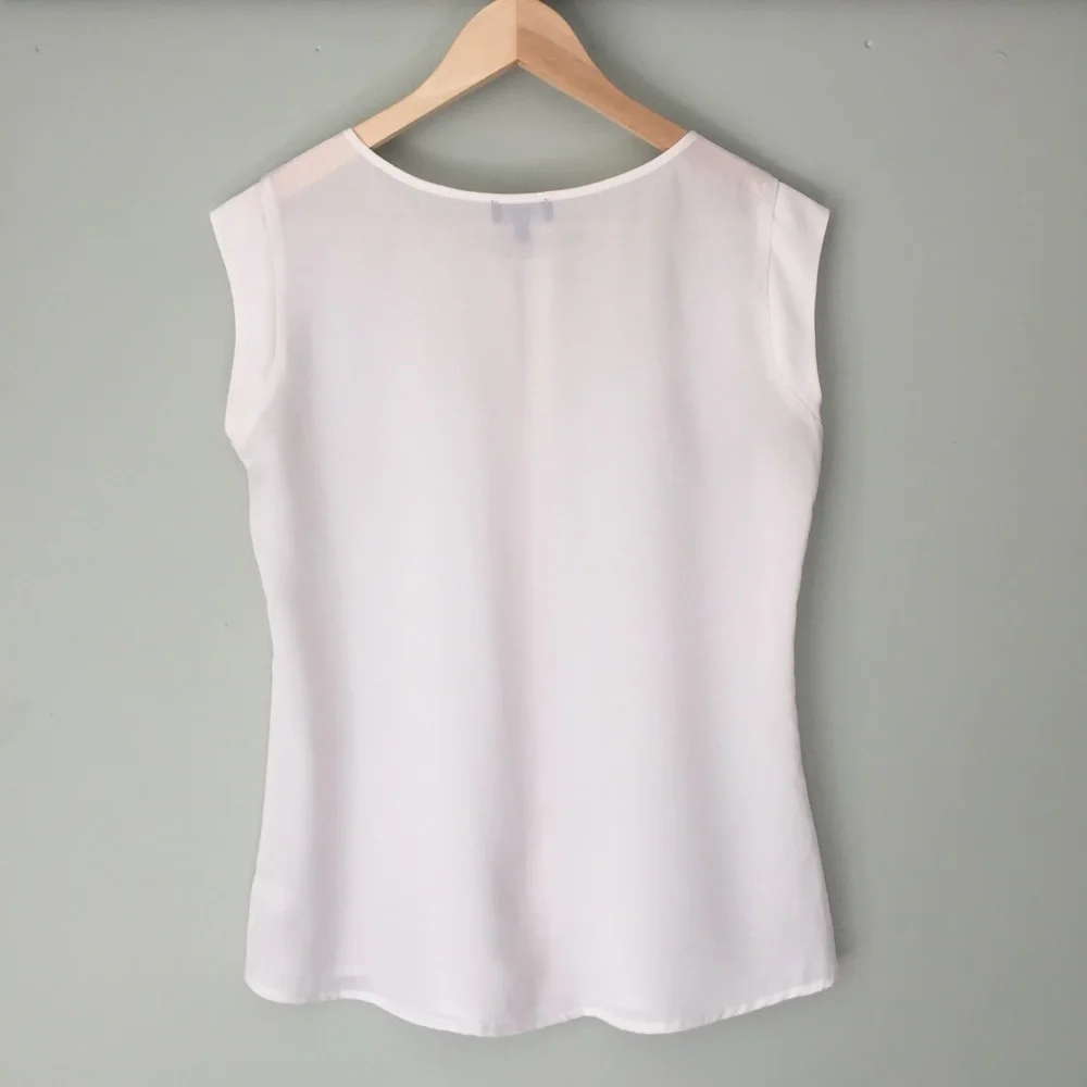 The Limited Pleated Front Ruffle Shell - Picture 2 of 3